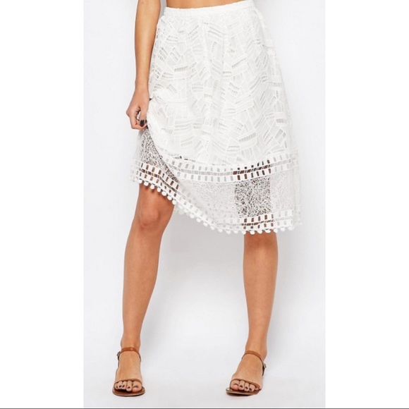 FRENCH CONNECTION ~Freddy Flared Skirt in Lace & Lace Top (NWT) - Picture 2 of 10